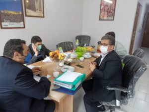 بازدید کارشناس اداره تعاون کار و رفاه اجتماعی مشهد از شرکت در تاریخ ۸اسفند